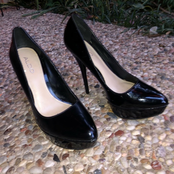 Aldo size 39 black heels - Picture 5 of 6